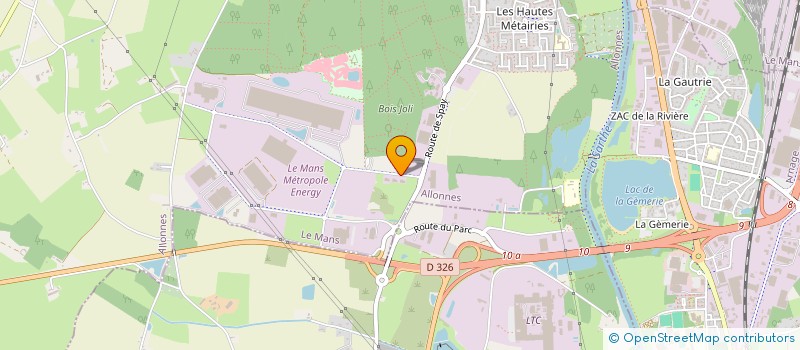 localisation de l'entreprise SYSTEMES ET CONNECTIQUE DU MANS  ALLONNES