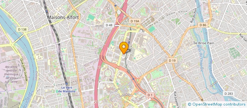 localisation de l'entreprise SYSTEMES ET GRAPHISME à CRETEIL