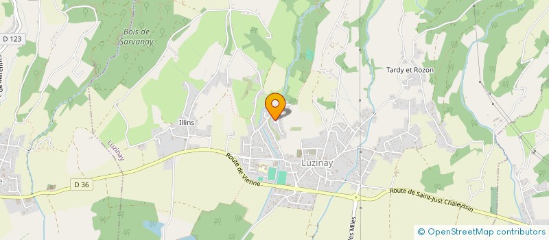 localisation de l'entreprise SYSTEMES ETUDES DEVELOPPEMENT  LUZINAY