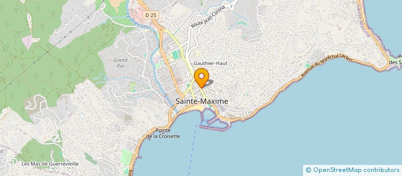 localisation de l'entreprise SYSTEMES FAISABILITE ETUDES INGENIERIE à SAINTE-MAXIME