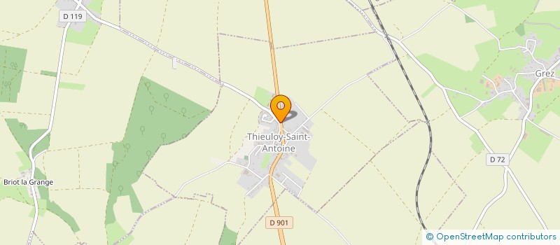 localisation de l'entreprise SYSTEMES INDUSTRIELS DE MATERIELS AERAUL  THIEULOY-SAINT-ANTOINE