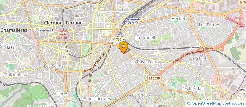 localisation de l'entreprise SYSTEMES INFORM ORGANISATION OPTIMISES  CLERMONT-FERRAND