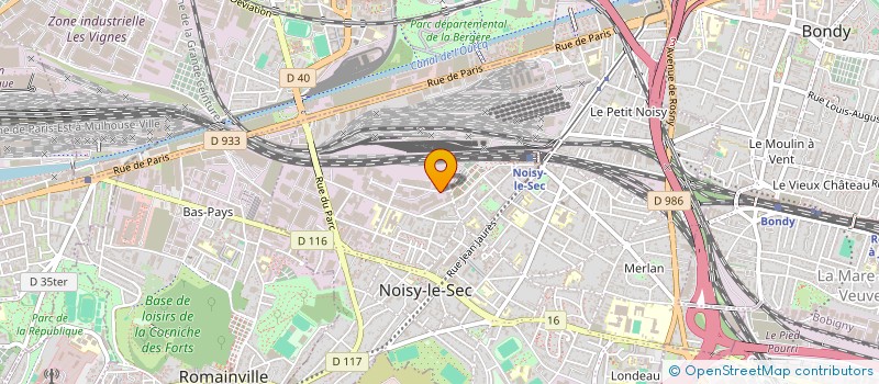localisation de l'entreprise SYSTEMES INGENIERIE MATERIELS à NOISY-LE-SEC