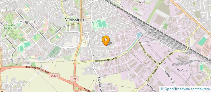 localisation de l'entreprise SYSTEMES MAINTENANCE DIFFUSION SERVICES à VENISSIEUX