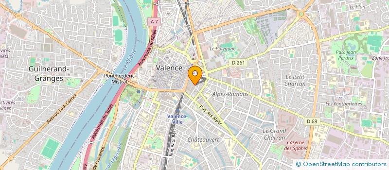 localisation de l'entreprise SYSTEMI€ à VALENCE