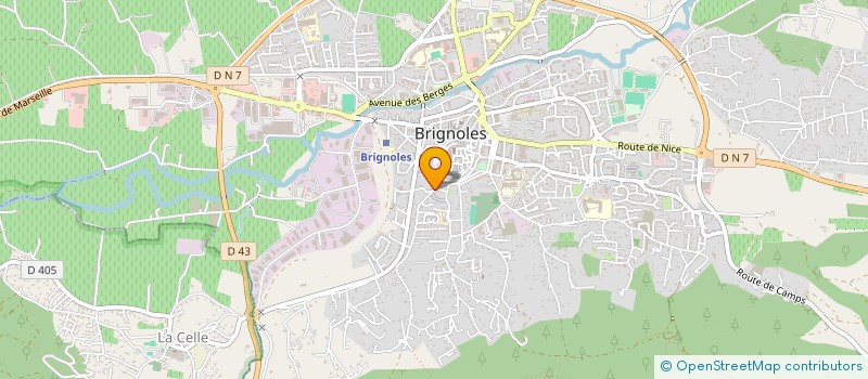 localisation de l'entreprise SYSTEMIE & COOP'  BRIGNOLES