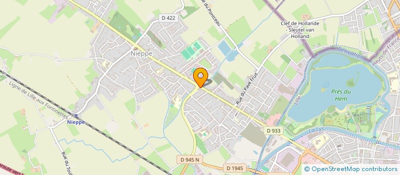 localisation de l'entreprise SYSTEMO à NIEPPE