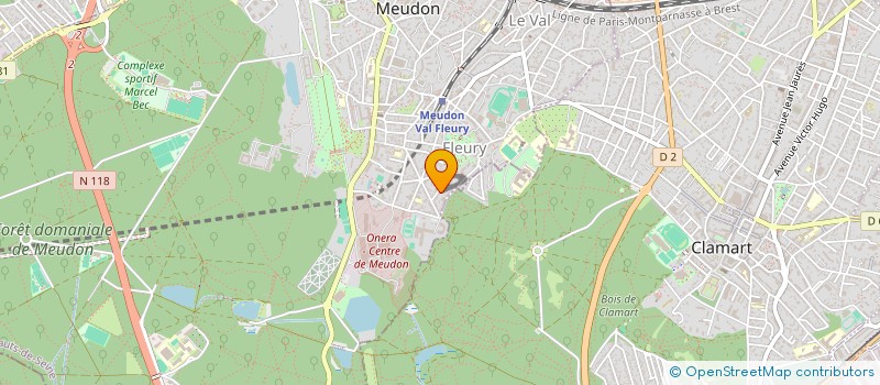 localisation de l'entreprise SYSTEMUP  MEUDON