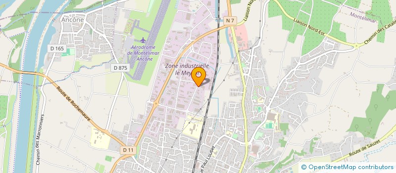 localisation de l'entreprise SYSTEOR  MONTELIMAR