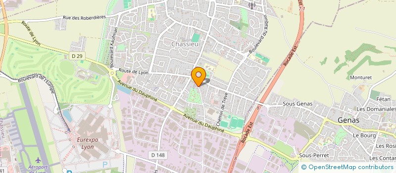 localisation de l'entreprise SYSTERA  CHASSIEU