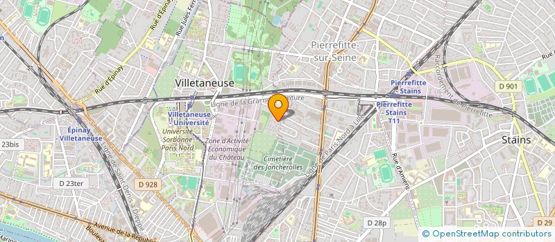 localisation de l'entreprise SYSTERP à VILLETANEUSE