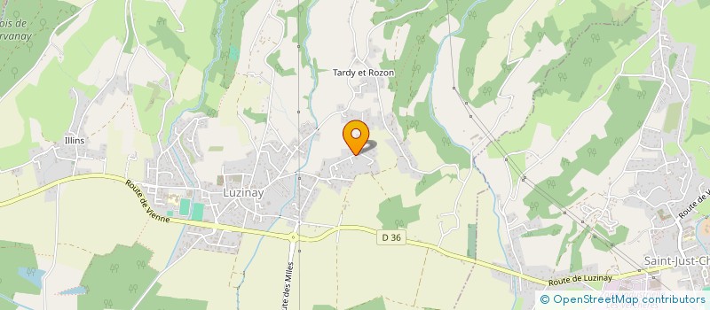 localisation de l'entreprise SYSTHERM à LUZINAY