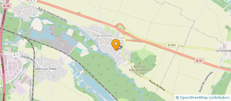 localisation de l'entreprise SYSTHERM60  THERDONNE