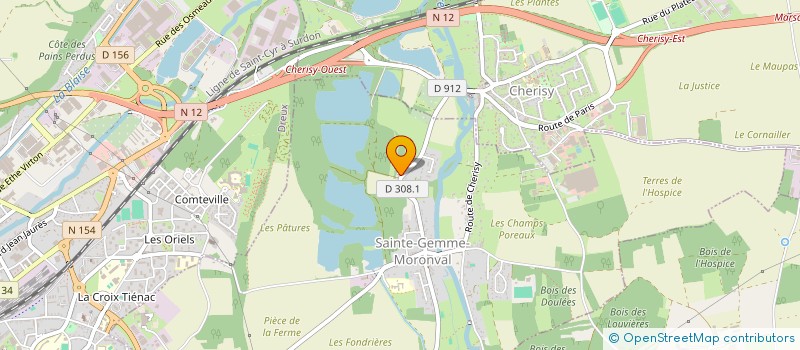 localisation de l'entreprise SYSTMMELEC à SAINTE-GEMME-MORONVAL