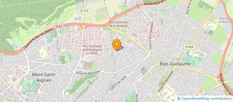 localisation de l'entreprise SYSTOL à BOIS-GUILLAUME
