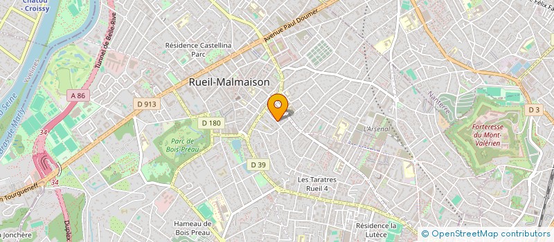 localisation de l'entreprise SYSTPACK à RUEIL-MALMAISON