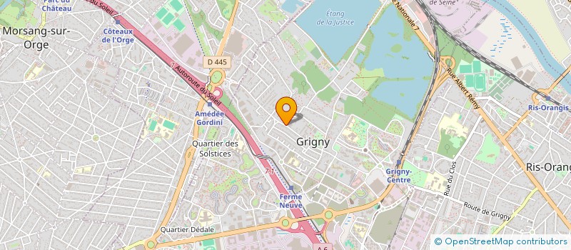 localisation de l'entreprise SYSTRA à GRIGNY