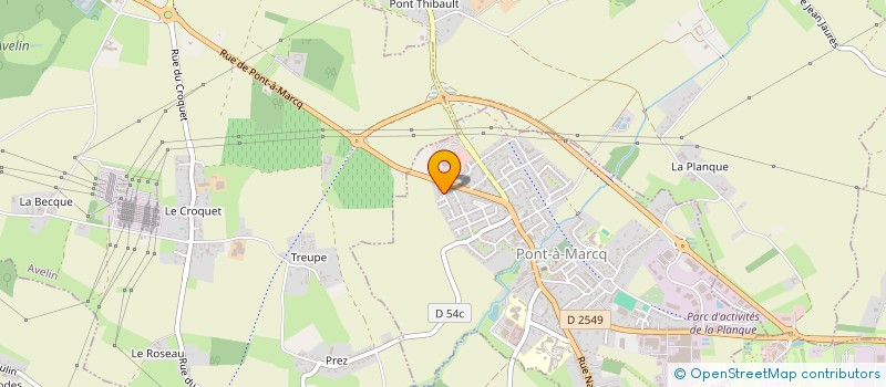 localisation de l'entreprise SYSTREAM  PONT-A-MARCQ