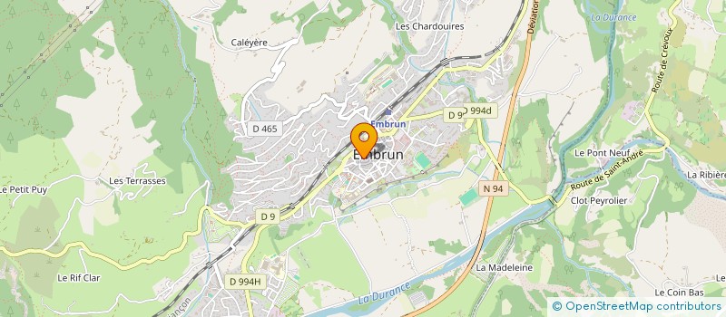 localisation de l'entreprise SYT  EMBRUN