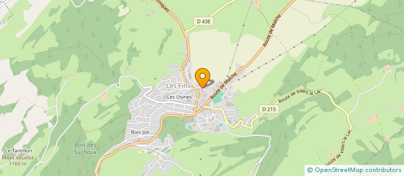 localisation de l'entreprise SYT  LES FINS