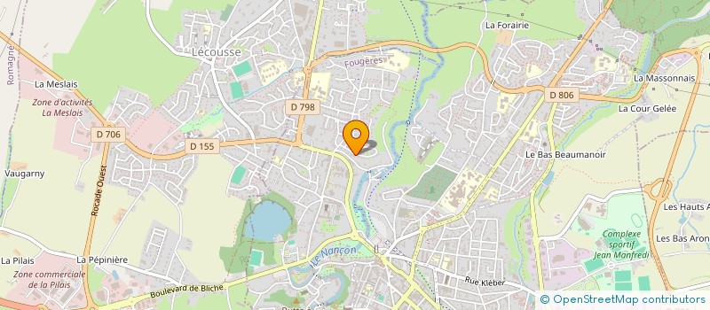 localisation de l'entreprise SYT DISTRIBUTION à FOUGERES