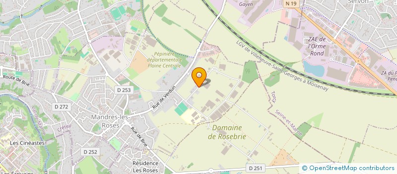 localisation de l'entreprise SYT TRANSPORT ET DEMENAGEMENT à MANDRES-LES-ROSES