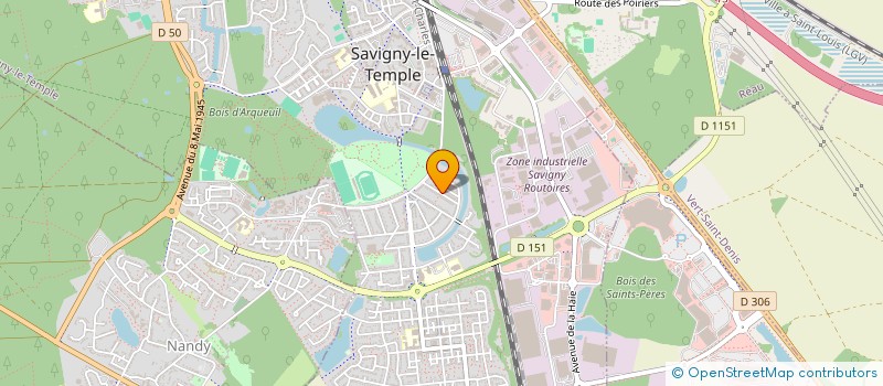 localisation de l'entreprise SYTA EVENT  SAVIGNY-LE-TEMPLE