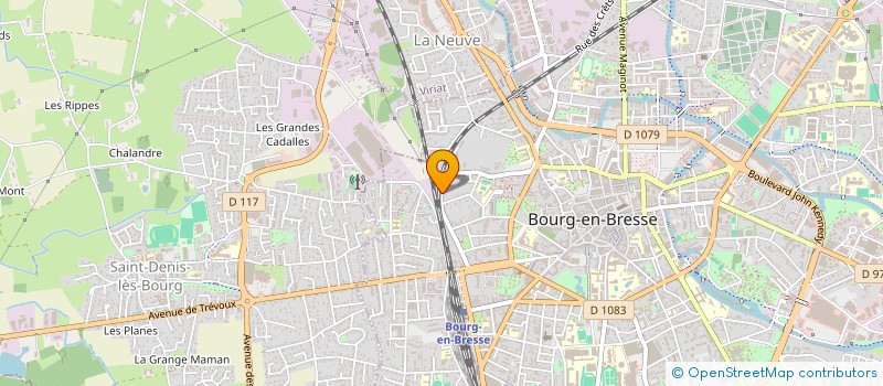 localisation de l'entreprise SYTADEL 01 à BOURG-EN-BRESSE