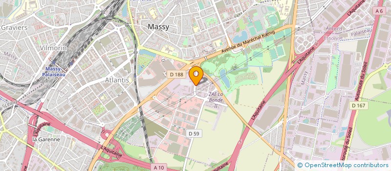 localisation de l'entreprise SYTADEL à MASSY
