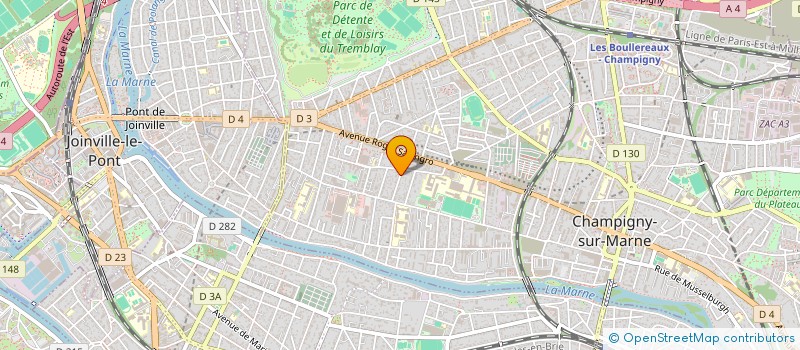 localisation de l'entreprise SYTEC  CHAMPIGNY-SUR-MARNE