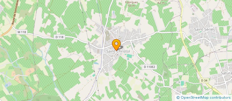 localisation de l'entreprise SYTELCOM  ENTRE-VIGNES