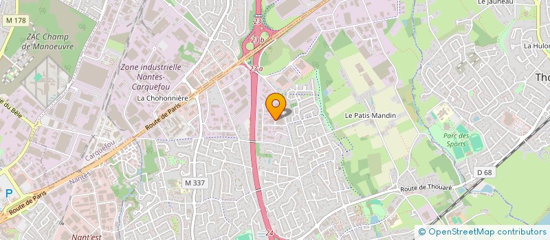 localisation de l'entreprise SYTELYS à SAINTE-LUCE-SUR-LOIRE