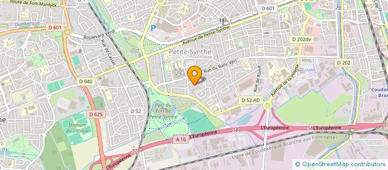 localisation de l'entreprise SYTER à DUNKERQUE