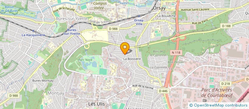 localisation de l'entreprise SYTEXYS à ORSAY