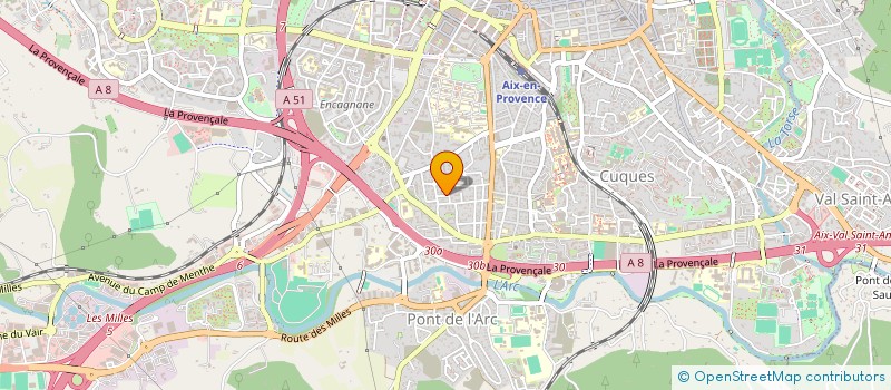 localisation de l'entreprise SYTHRONA à AIX-EN-PROVENCE