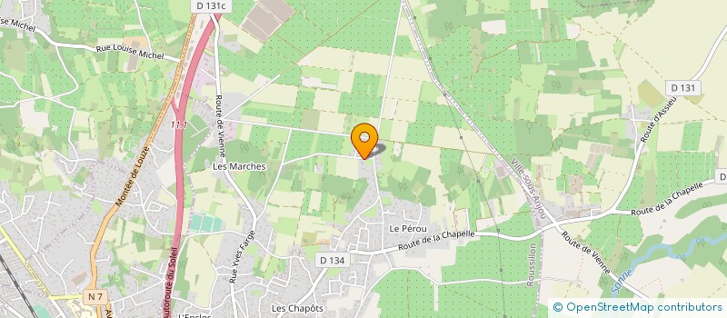 localisation de l'entreprise SYTI LEASING à ROUSSILLON