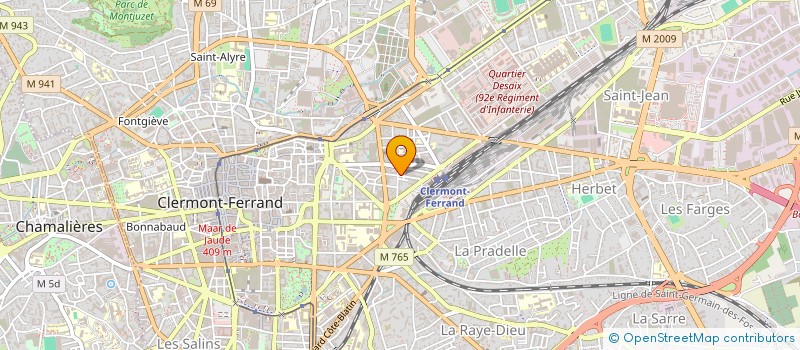 localisation de l'entreprise SYTRATEC  CLERMONT-FERRAND