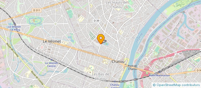 localisation de l'entreprise SYTRELEC à CHATOU