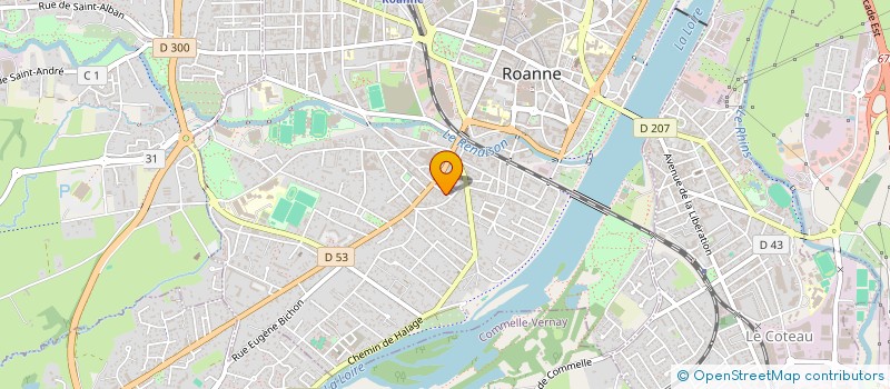 localisation de l'entreprise SYV FOURS  ROANNE