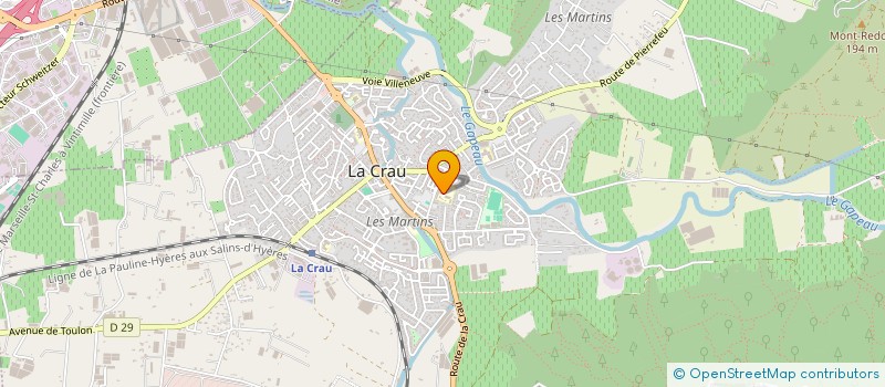 localisation de l'entreprise SYVAL  LA CRAU