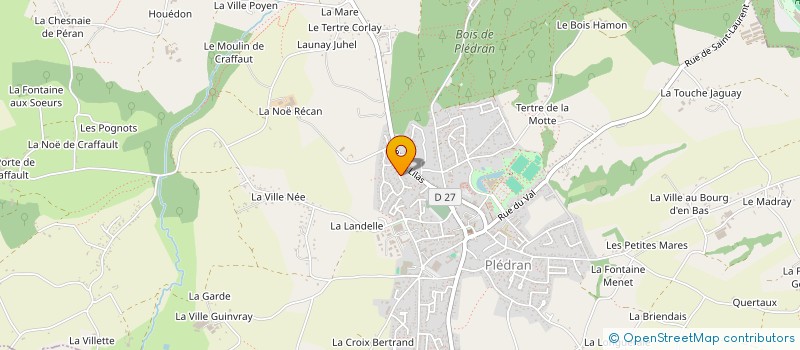 localisation de l'entreprise SYVALEF  PLEDRAN