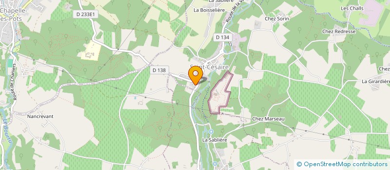 localisation de l'entreprise SYVELO  SAINT-CESAIRE