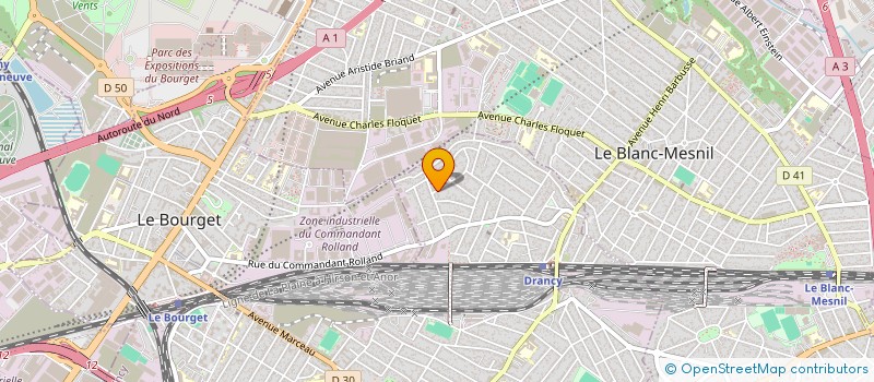 localisation de l'entreprise SYVERS à DRANCY