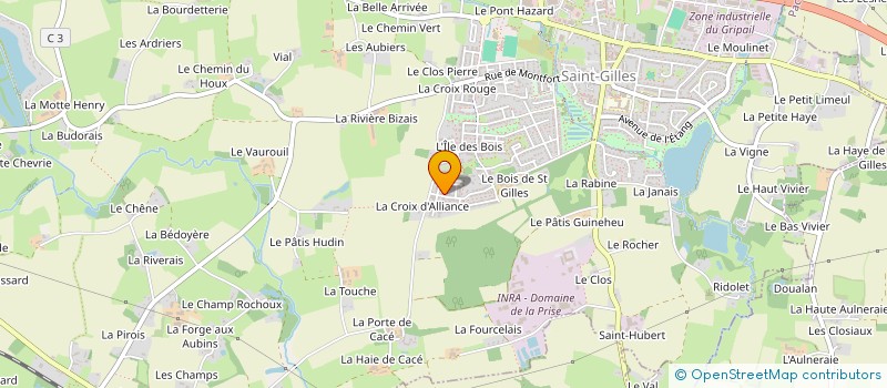 localisation de l'entreprise SYVILA  SAINT-GILLES