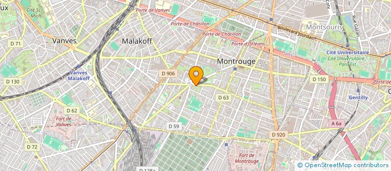 localisation de l'entreprise SYVINAL  MONTROUGE
