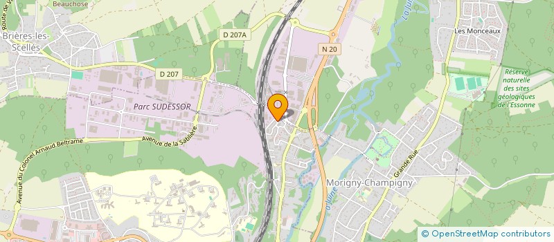 localisation de l'entreprise SYX PRODUCTION  CERNY