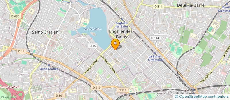 localisation de l'entreprise SYXDEV  ENGHIEN-LES-BAINS