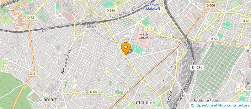 localisation de l'entreprise SYZ  CHATILLON