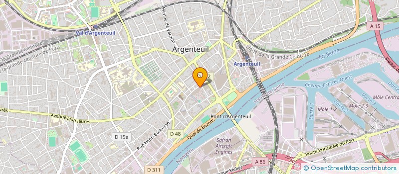 localisation de l'entreprise SYZ AFFAIRES  ARGENTEUIL