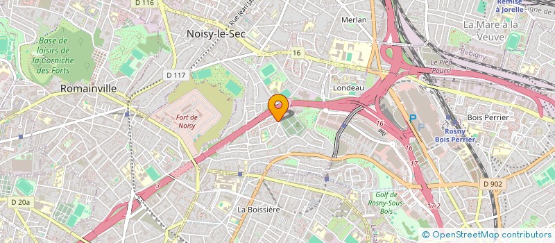 localisation de l'entreprise SYZ. CO à NOISY-LE-SEC
